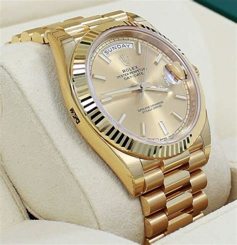 rolex presient 40m on wrist|the rolex day date 40mm.